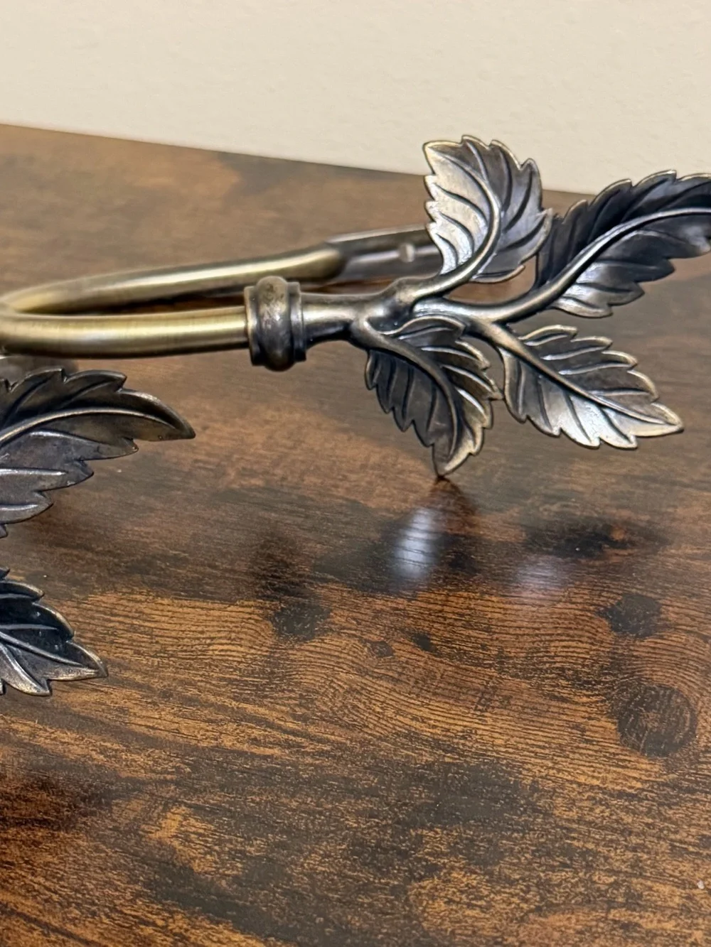 Vintage Brass Plated Curtain Tie Backs